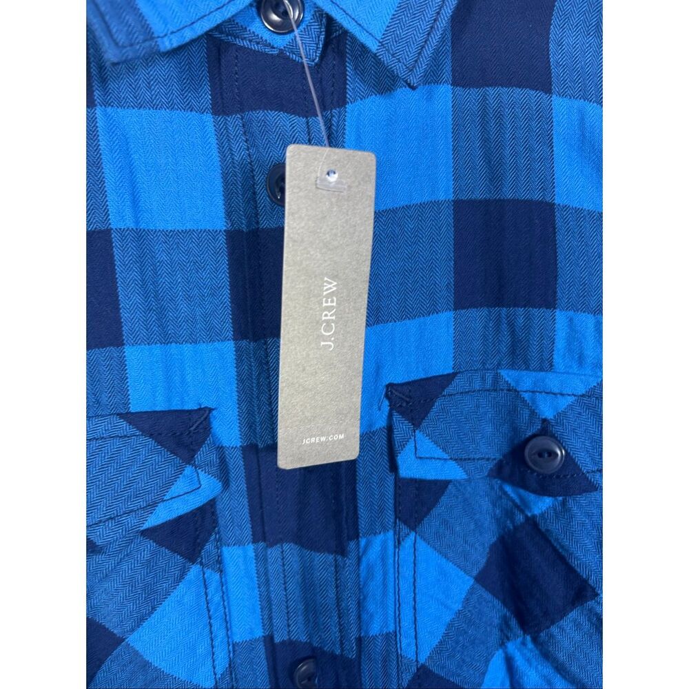 J.Crew Plaid button down shirt size 0 - Picture 5 of 7
